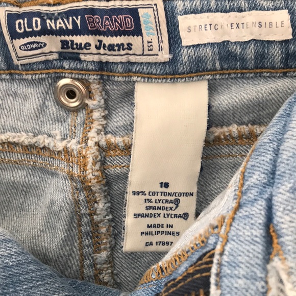 Old Navy Jeans Flare Bell bottoms Girl’s Size 16 - Picture 5 of 6